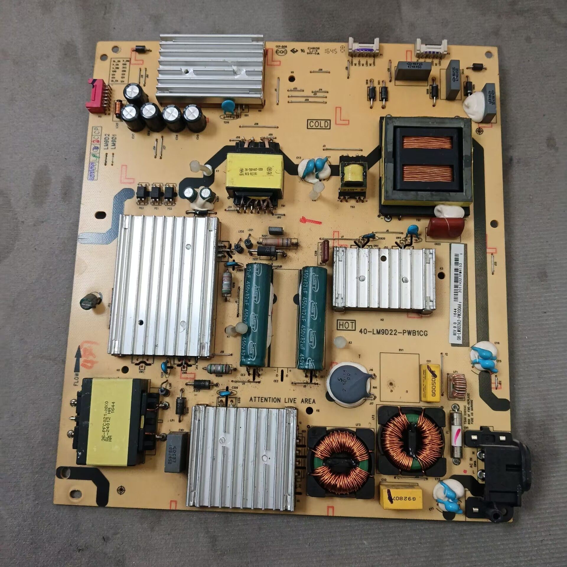 原装L55P1-CUD D55A9C L55A980CUD电源板40-LM9D22-PWB1CG