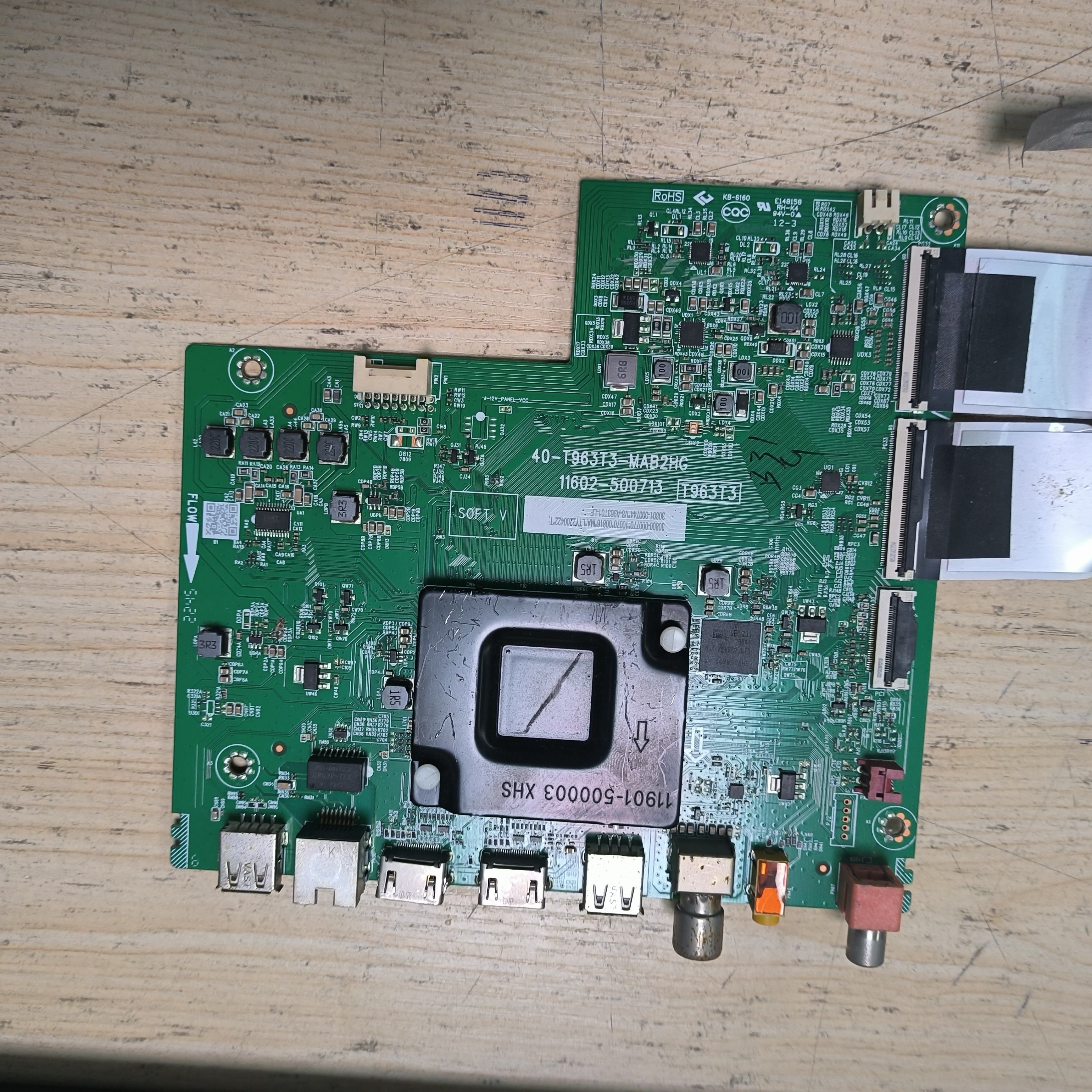 原装TCL 65S11主板40-T963T3-MAB2HG屏LVU650NDEL CS9W66