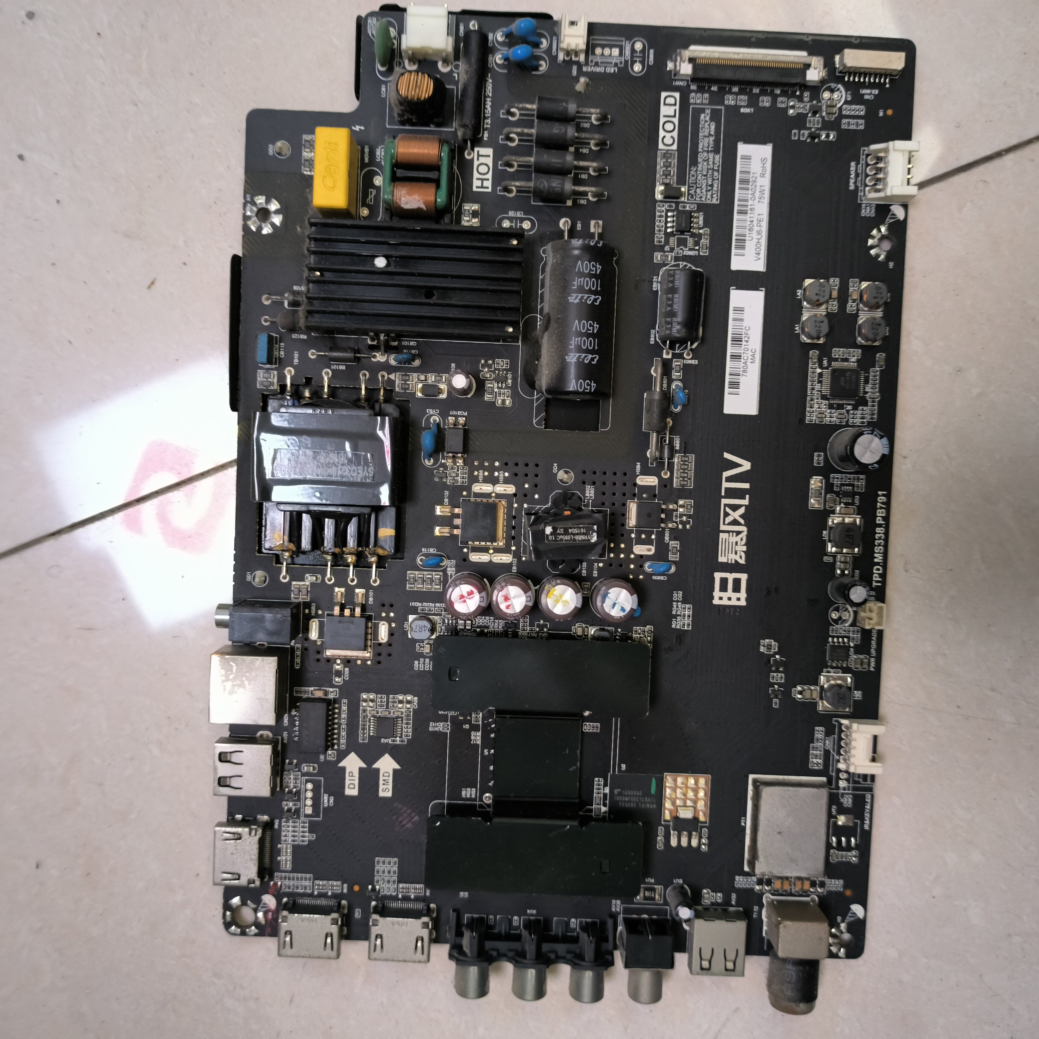 暴风40X B40C61主板TPD.MS338.PB791屏DS40M62-DS01