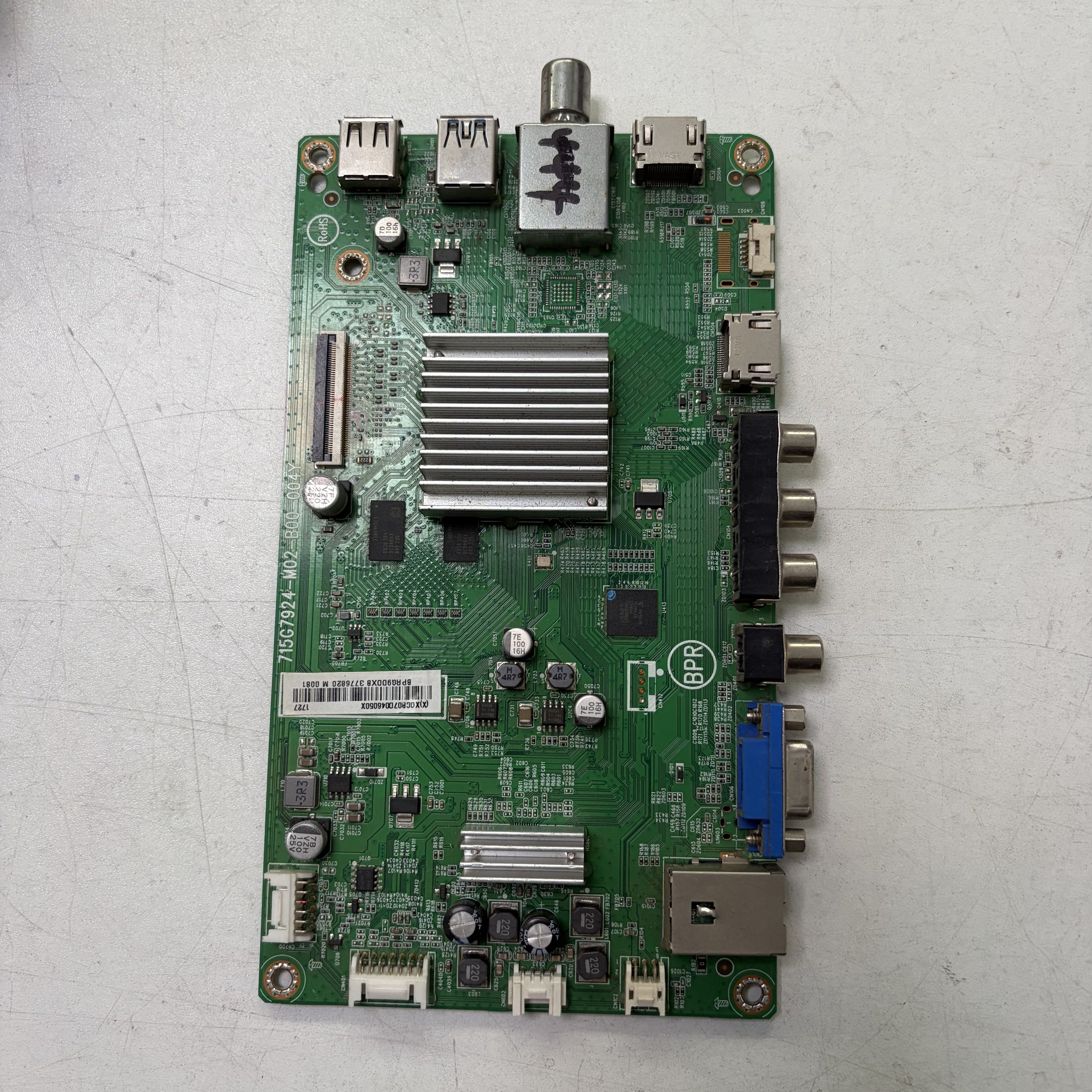 冠捷55PUF6271/T3主板715G7924-M02-B00-004Y屏TPT550F2-PU1L01.Q