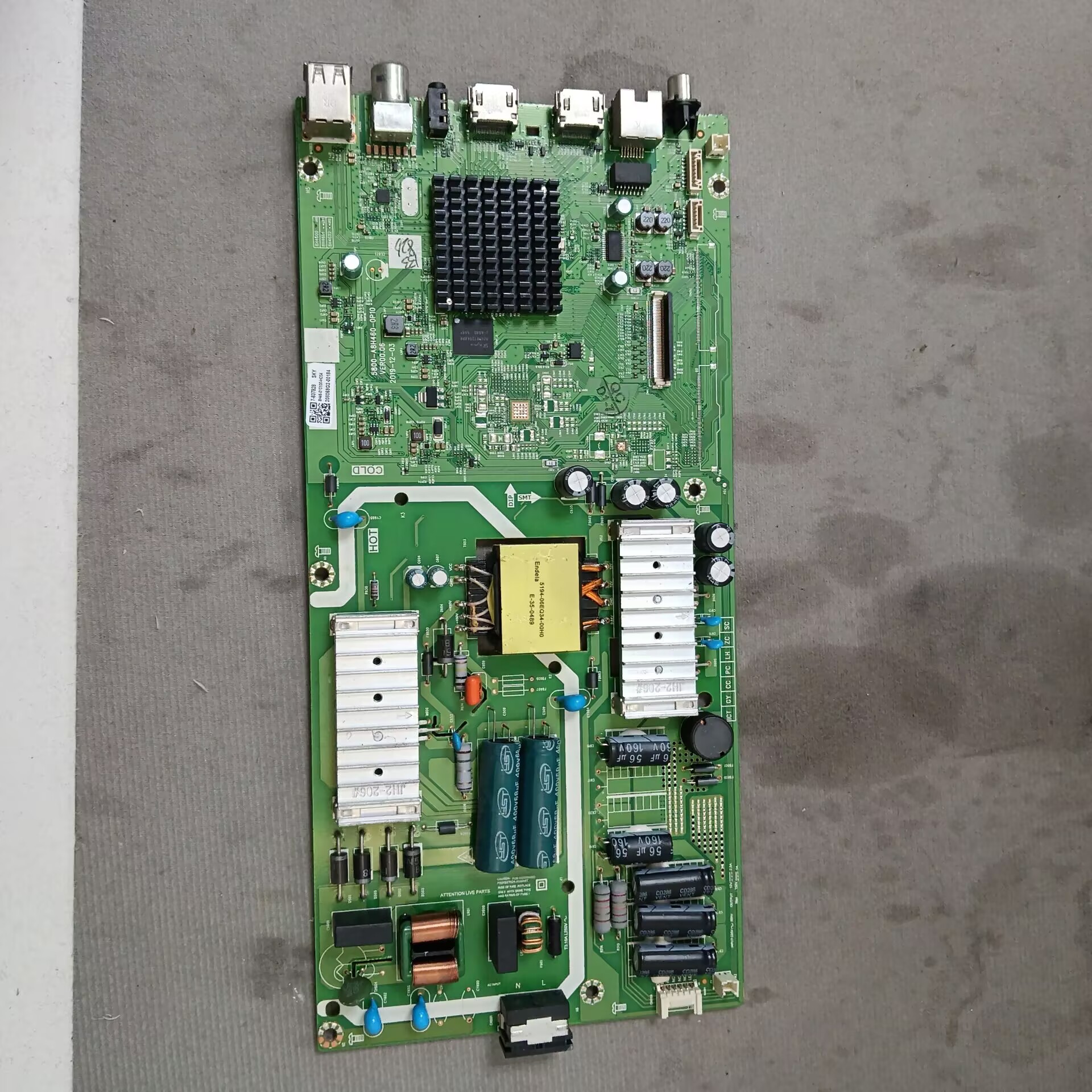 创维55B20主板5800-A8H460-0P10屏RDL550WY  HG0-100