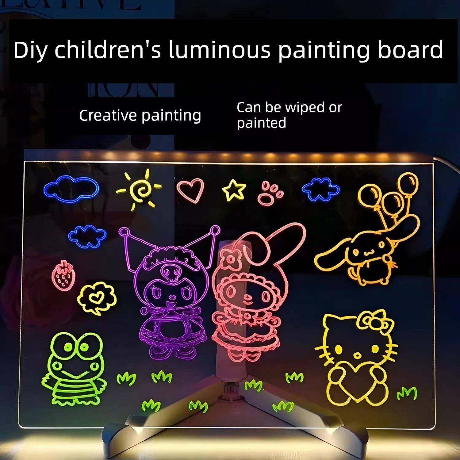 儿童发光画板会的透明双面亚克力手绘手工玩具六一节礼物3,玩具/童车/益智/积木/模型,发光玩具,淘宝优惠券,粉丝福利购,淘宝优惠卷