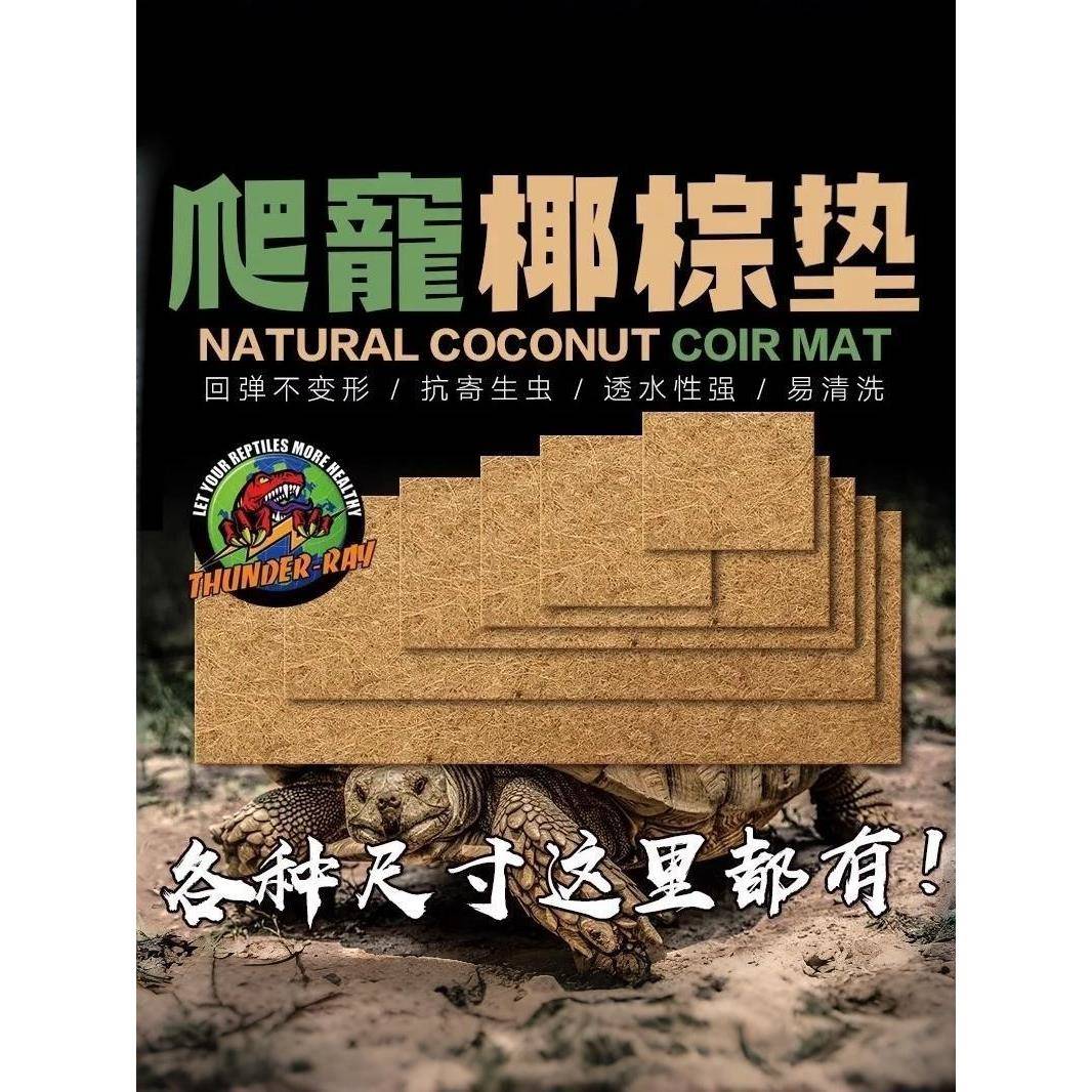 守宫垫材爬宠优选蜥蜴陆龟饲养箱保湿椰棕垫特厚多规格爬虫专业垫