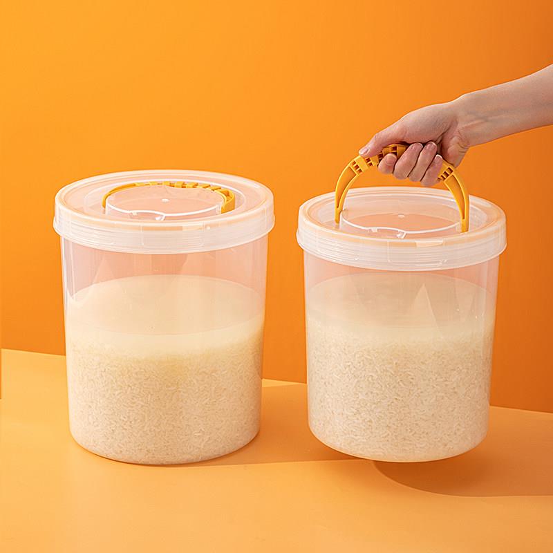 食品级塑料桶带盖密封水桶透明汤桶打包桶甜米酒发酵桶腌酸菜圆桶