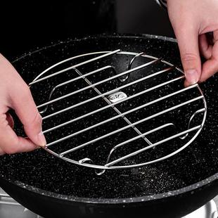 蒸架子316不锈钢蒸架高脚迷你小蒸笼家用电电子锅蒸格隔水蒸盘蒸