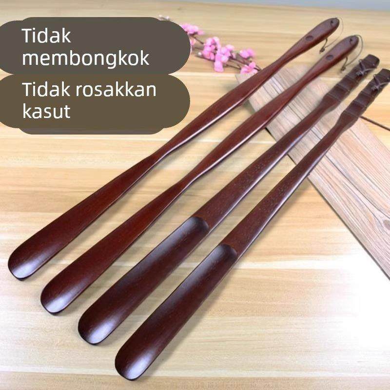 鞋拔子长柄家用胡桃木实木孕妇穿鞋神器木质加长扒鞋弯腰不提鞋器,居家日用,鞋拔,淘宝优惠券,粉丝福利购,淘宝优惠卷