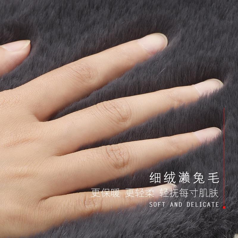日本冬季护膝关节保暖老寒腿加厚加长护腿护膝长筒套套护腿膝盖漆