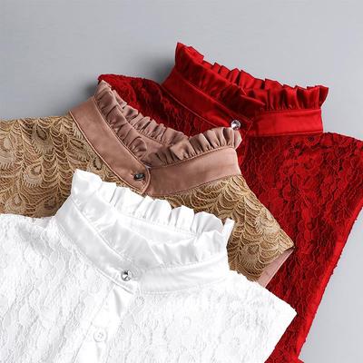 秋冬春假衣领子女百搭毛衣