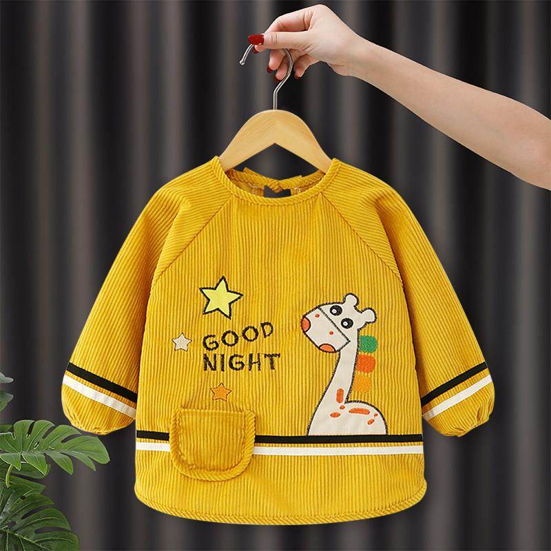 儿童吃饭围兜罩衣宝宝外穿洋气反穿衣婴儿防水防脏秋冬灯芯绒长袖,童装/婴儿装/亲子装,反穿衣/罩衣,淘宝优惠券,粉丝福利购,淘宝优惠卷