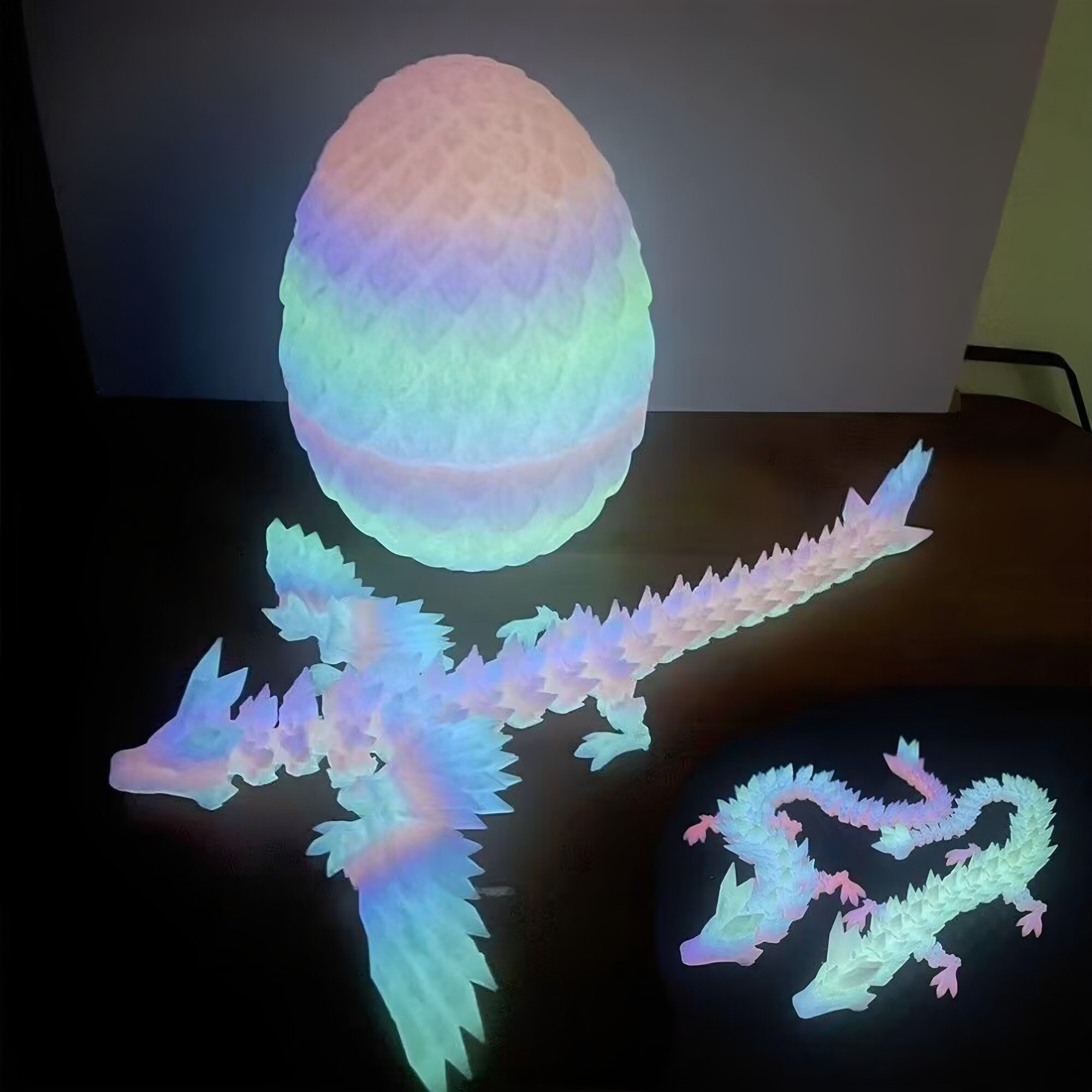 3d打印的龙玩具多关节可动礼物