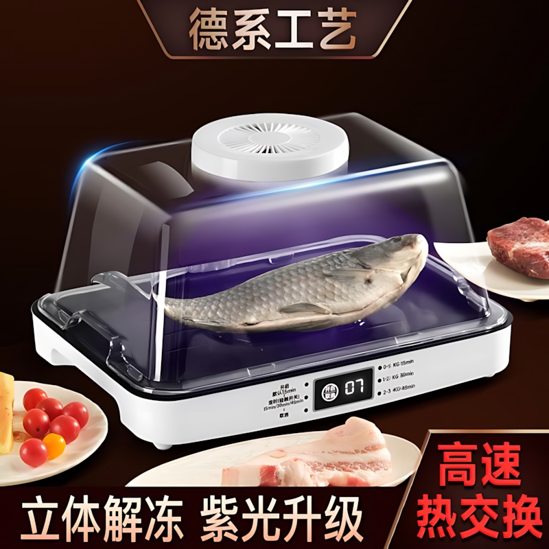 德国快速解冻神器家用导热板盘多功能全自动食物化冻解冻机商用
