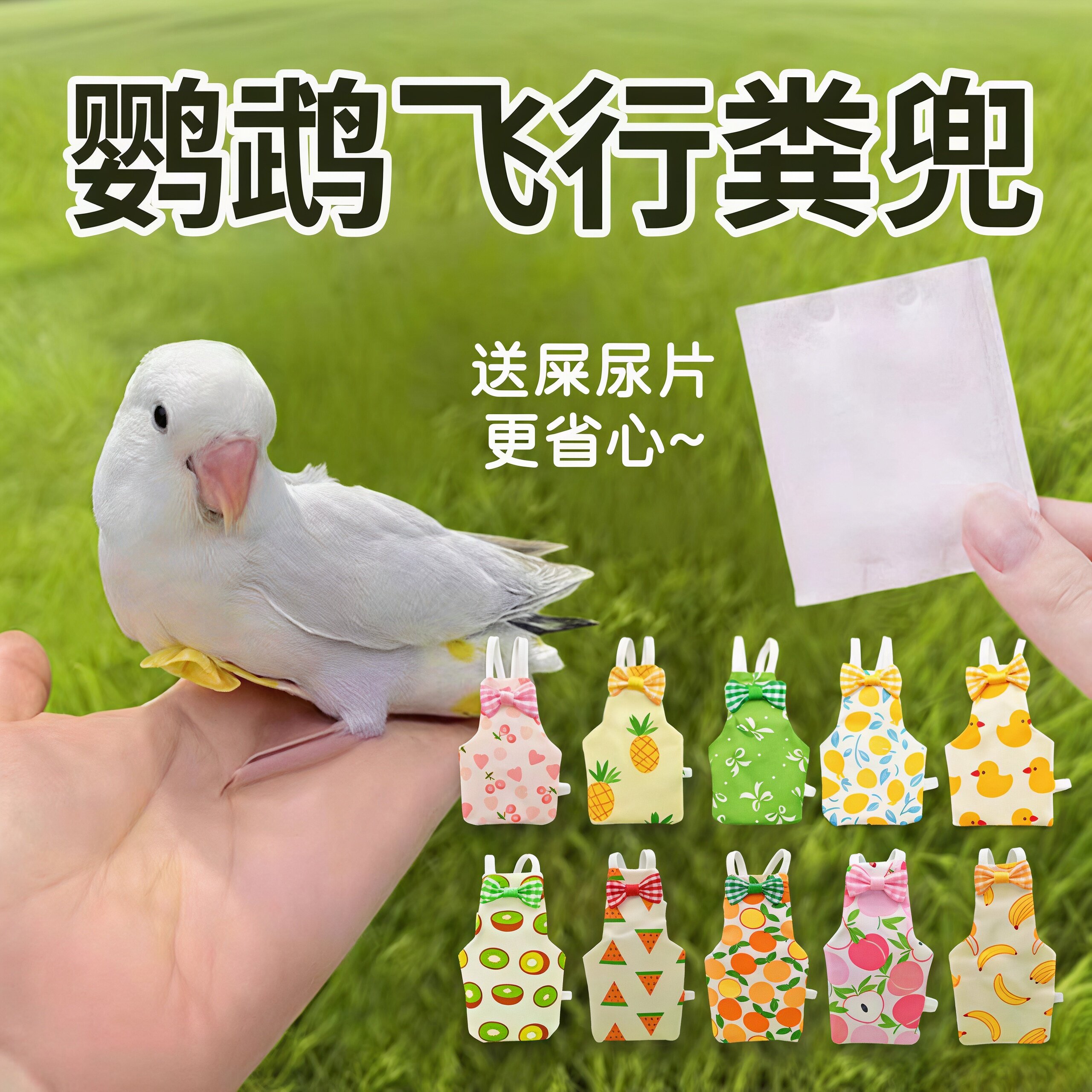 鹦鹉尿不湿屎兜拉屎神器专用尿片