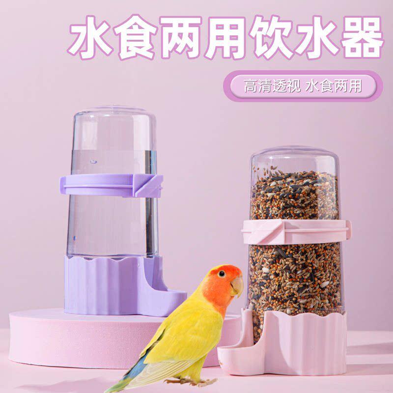 小鸡喝水饮水器鸟用虎皮牡丹鹦鹉水壶自动喂水引水器喂食器鸟用具