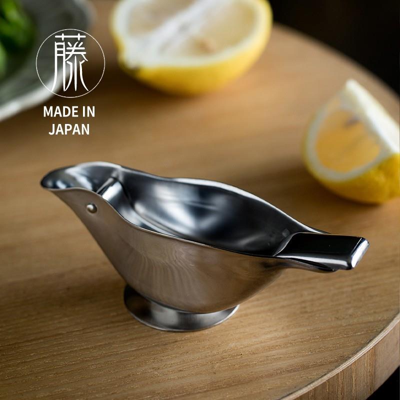 【原版】日本制原装进口不锈钢手动小鸟柠檬压汁器家用果汁挤压器