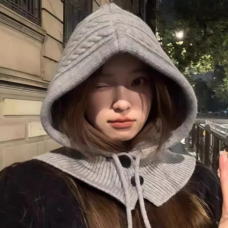 帽子假领子单独毛衣领子可