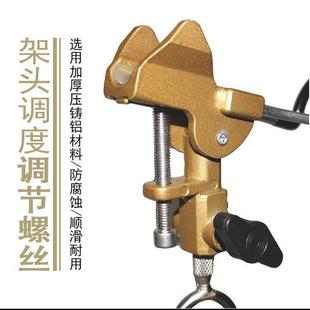 架杆钓鱼支架炮台架杆鱼竿支架加粗加硬手海竿两用万向简易全金属