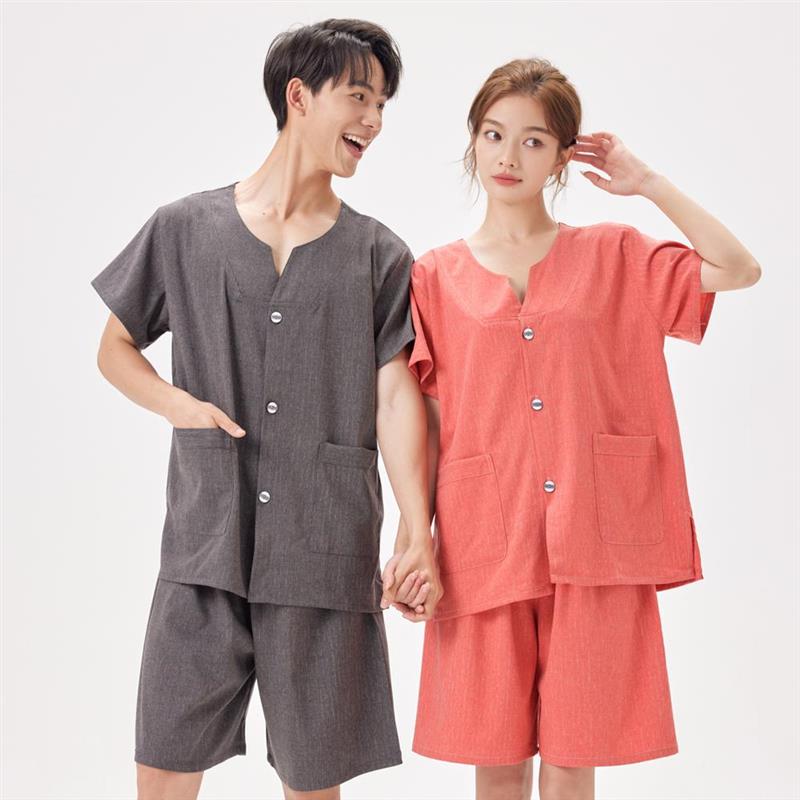 洗浴汗蒸服高档艾灸服前后