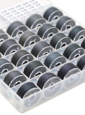 牛仔裤专用缝纫线送针浅灰色402组4色45米左右/线手机缝卷缝缝衣