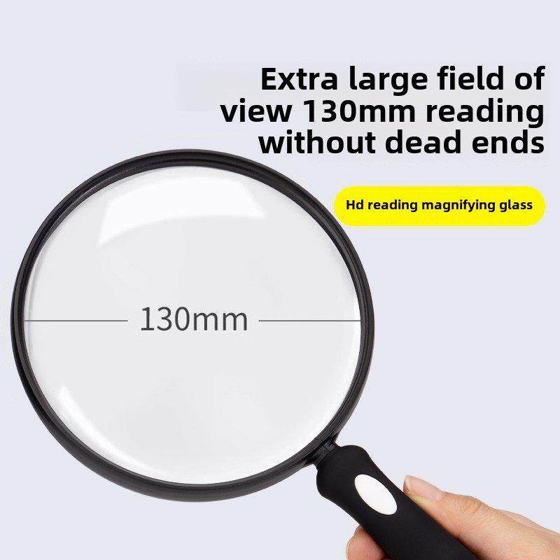 放大镜老人阅读高清德国非球面正品用看书1000倍硅胶防摔儿童用不