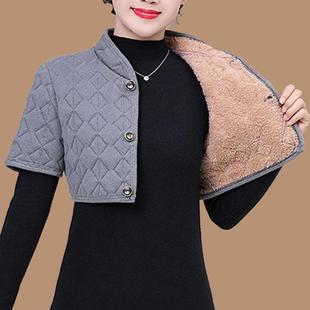 护肩颈椎坎肩女士防寒加大180斤200男女同款 加绒马甲 女士背心冬季