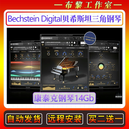 贝希斯坦钢琴音色-East West Pianos Platinum Bechstein 280音源