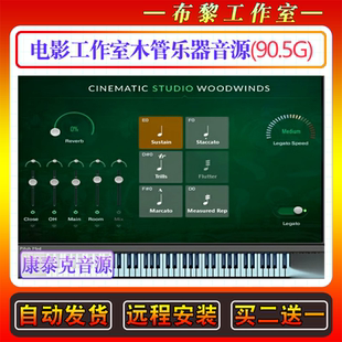 电影工作室木管乐器音源Cinematic Studio Woodwin康泰克弦乐音色