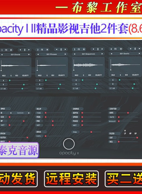 精品影视吉他两件套Audiomodern Opacity II康泰克音色库影视氛围