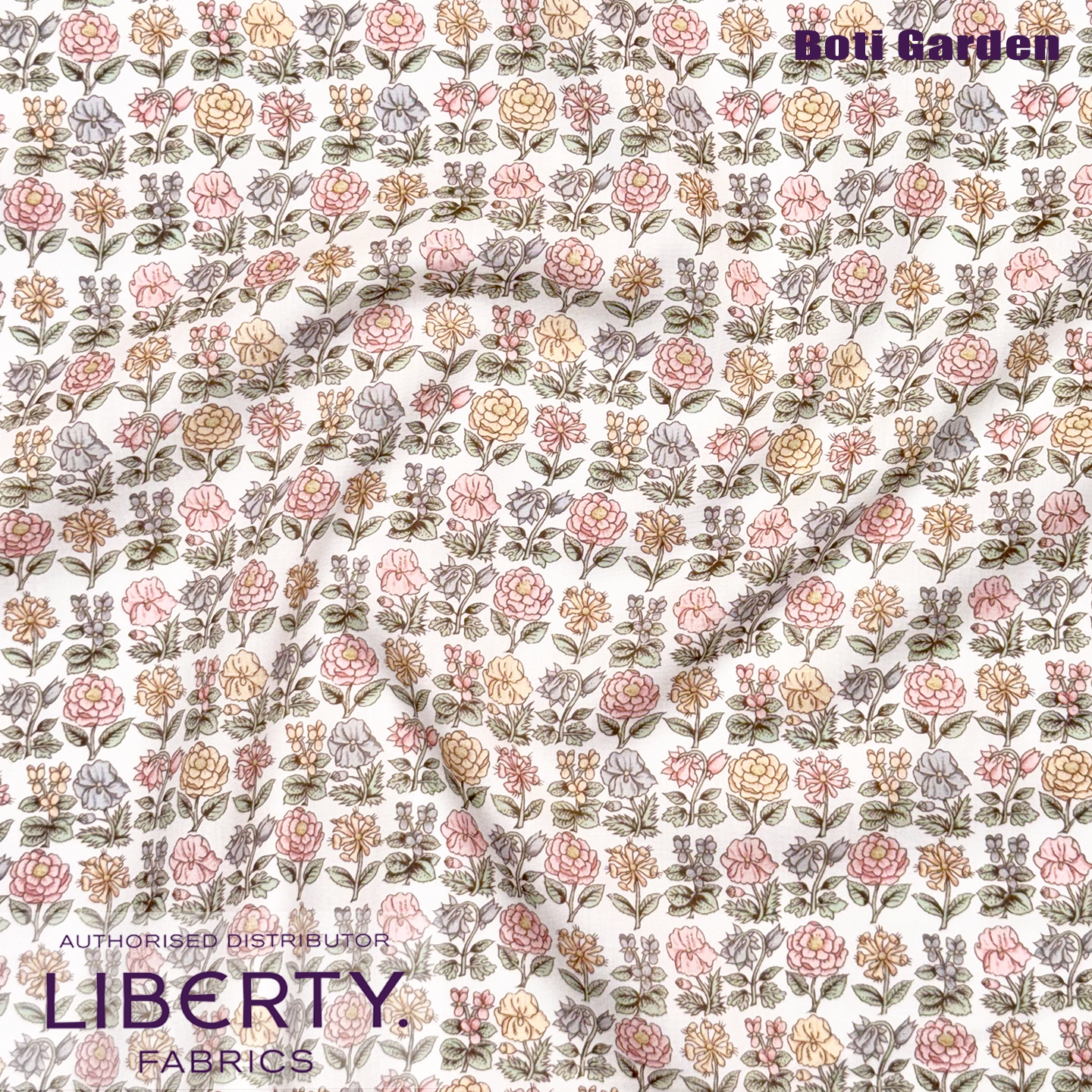 伯缇花园 Liberty面料 达维丽亚花朵 DAVALIA FLOWERS 手工手作