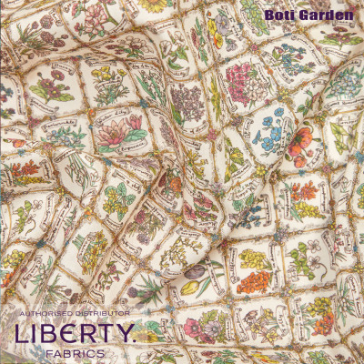 LIBERTY 进口100支长纤棉 花之语Language of Flowers 手工布料