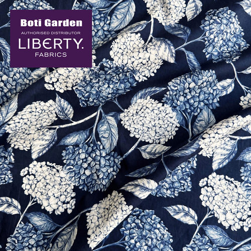 伯缇花园Liberty正品 AZORES浅蓝色的宝石 印花手作面料100支进口