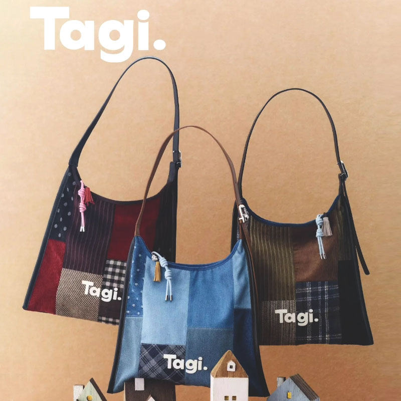 Tagi.新款日常休闲撞色灯芯绒包图片