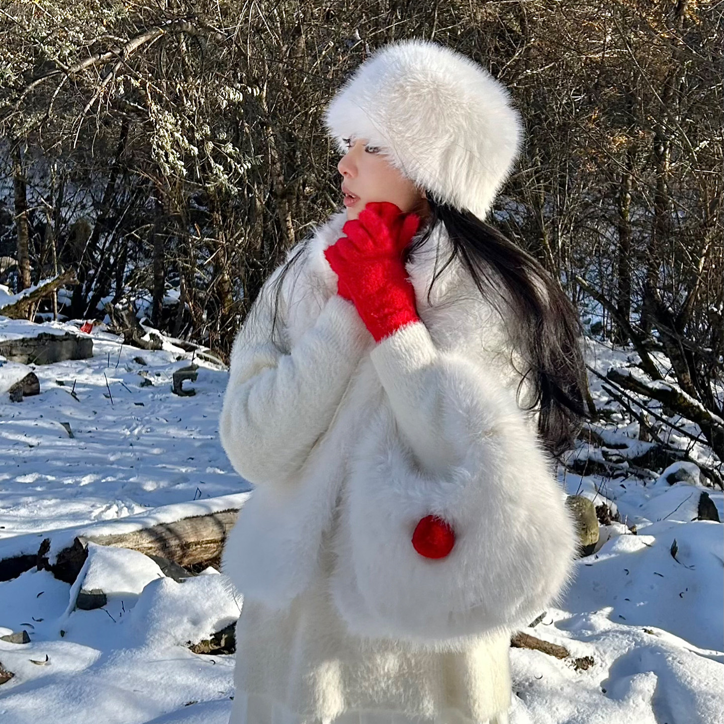 7THLAT多色毛绒包包仿皮草手提包女冬季加厚简约毛茸茸拎包腋下包,箱包皮具/热销女包/男包,通用款女包,淘宝优惠券,粉丝福利购,淘宝优惠卷