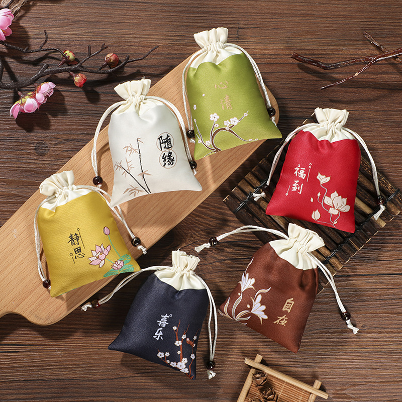 禅意中国风束口袋2330