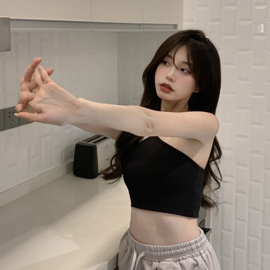 性感露背裹胸女气质修身