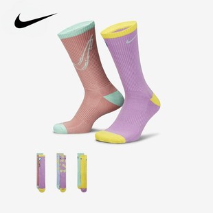 三双装 Nike EVERYDAY男女针织中筒运动袜AB版 902 耐克正品 FB3290