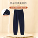 怀孕期家居裤 孕妇睡裤 秋季 不勒肚可调节纯棉睡衣束脚长裤 子 春秋款