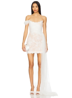 SAU LEE REIGN 裙子 白色REVOLVE小众新款