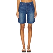 THE 美revolve小众新款 LUNCH SHORT MOTHER 蓝色 MONEY 牛仔短裤