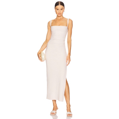 Bec + Bridge Leora Tuck Maxi Dress 象牙白REVOLVE小众新款