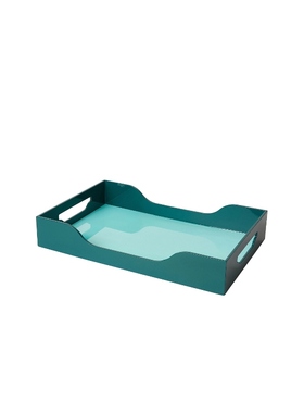 Printworks Large Swell Lacquered Tray 蓝色 REVOLVE小众新款
