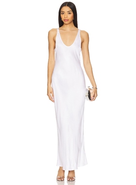 L'AGENCE AKIYA 长裙 白色REVOLVE小众新款