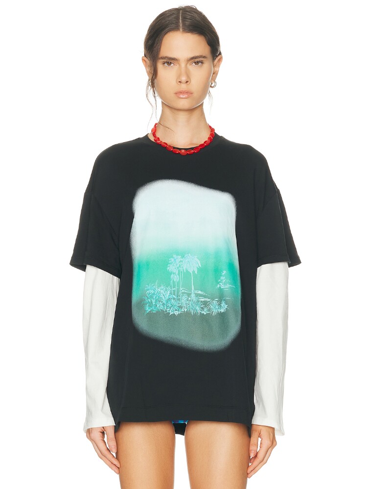 Staud WILLIAM T恤 revolve小众新款