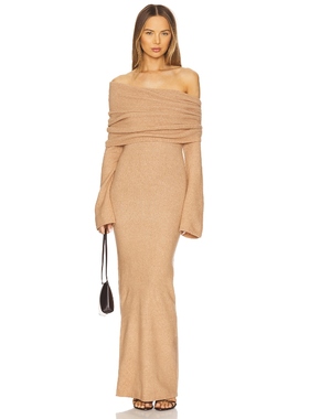 SER.O.YA MAYA 长裙 棕黄色REVOLVE小众新款