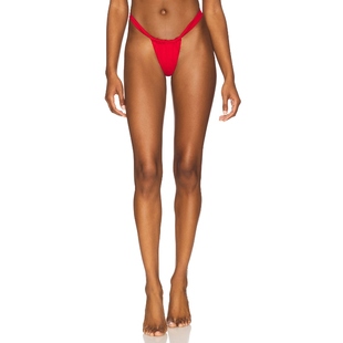 [春节穿搭]LIONESS PARADISO比基尼泳裤红色y2k辣妹风REVOLVE新款