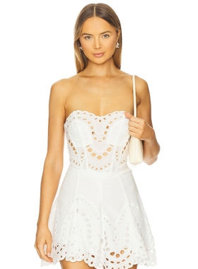 Charo Ruiz Ibiza KAI 上装 白色 y2k辣妹风REVOLVE小众新款