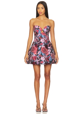 ELLIATT Delphine Tulip Mini Dress 紫色REVOLVE小众新款