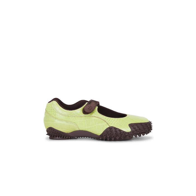Puma Select秋冬浅绿皮革运动鞋复古风魔术贴厚底休闲球鞋REVOLVE