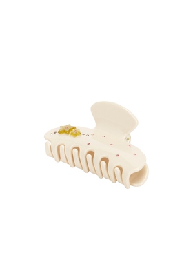 Emi Jay 夹扣白色五角星鲨鱼夹抓夹REVOLVE小众新款