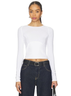 [海外直邮]Free People PROTAGONIST 长袖款 白色 基础易搭内搭RE