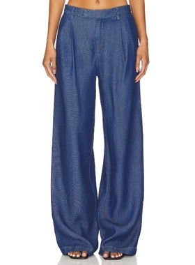 Lovers and Friends AGATHE 长裤 蓝色 美式休闲风REVOLVE小众新